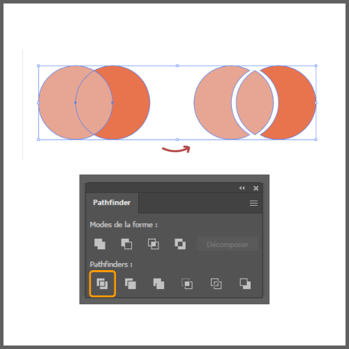 divide mode pathfinder illustrator