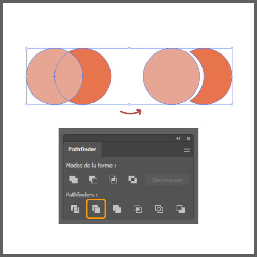 pochoir mode pathfinder illustrator