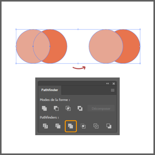 merge mode pathfinder illustrator